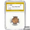 Image 1 : 1. 1888 1C PGA PR64 RED 2. 1884-O Morgan