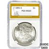 1891-S Morgan Dollar PGA MS63