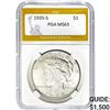 1935-S Peace Dollar PGA MS63