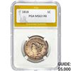 Image 1 : 1818 Large Cent PGA MS63 RB