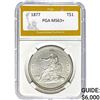 Image 1 : 1877 Trade Dollar PGA MS63+