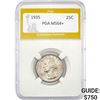 Image 1 : 1935 Washington Quarter PGA MS64+