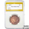 1851 Braided Hair Large Cent PGA MS65 RE