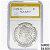 1879-CC Morgan Silver Dollar PGA AU55+
