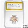 1972/ 72 Lincoln Memorial Cent PGA MS64+ RED DDO
