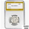 1929 Standing Liberty Quarter PGA MS63+