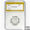 Image 1 : 1875-S Seated Liberty Twenty Cent PGA MS64