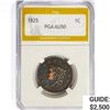 1825 Coronet Head Large Cent PGA AU50