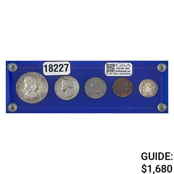 1950 [5] U.S. Varied coins