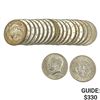 1967 Gem BU Roll of 40% Kennedy Half Dollars [20 Coins]