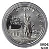 Image 1 : 1986 Silver Ellis Island $1