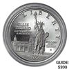 1986 Silver Ellis Island $1