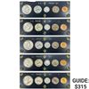 Image 1 : 1959-1963 Gem Proof US Proof Set Lot [25 Coins]