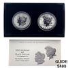 Image 1 : 2023 Morgan and Peace Silver Dollar Two Coin Set