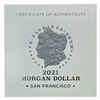 Image 4 : 2021 GEM BU Morgan Silver Dollar [1 Coin]
