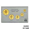 1986 Sigapore 1oz-1/20oz Gold Proof Set 1.9oz [5 Coins]