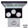Image 1 : 2006 US Silver Eagle 20th Anniv. Three Coin Set