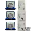 Image 1 : 2016-2021 GEM PROOF US Silver Eagle Lot [3 Coins]