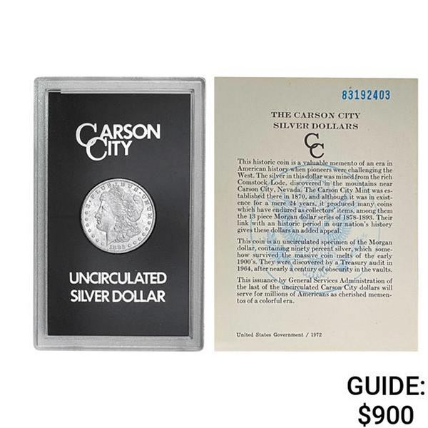 1883-CC Morgan Silver Dollar   GSA