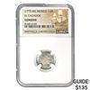 Image 1 : [1772-83] Mexico 1/2 Real El Cazador NGC Genuine