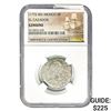 Image 1 : [1772-83] Mexico 2 Reales El Cazador NGC Genuine