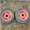Image 1 : 2 garden tractor tires- size  23x8.50-12