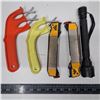 Image 1 : 4 sharpeners and millitary flashlight