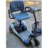 Image 2 : SHOPRIDER Mobility Scooter. New batteries. Works great. Light weight with 360 degree swivel chair an