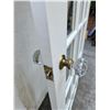 Image 2 : 1 classic French Door with glass knobs - 30inches by 77.5 inches