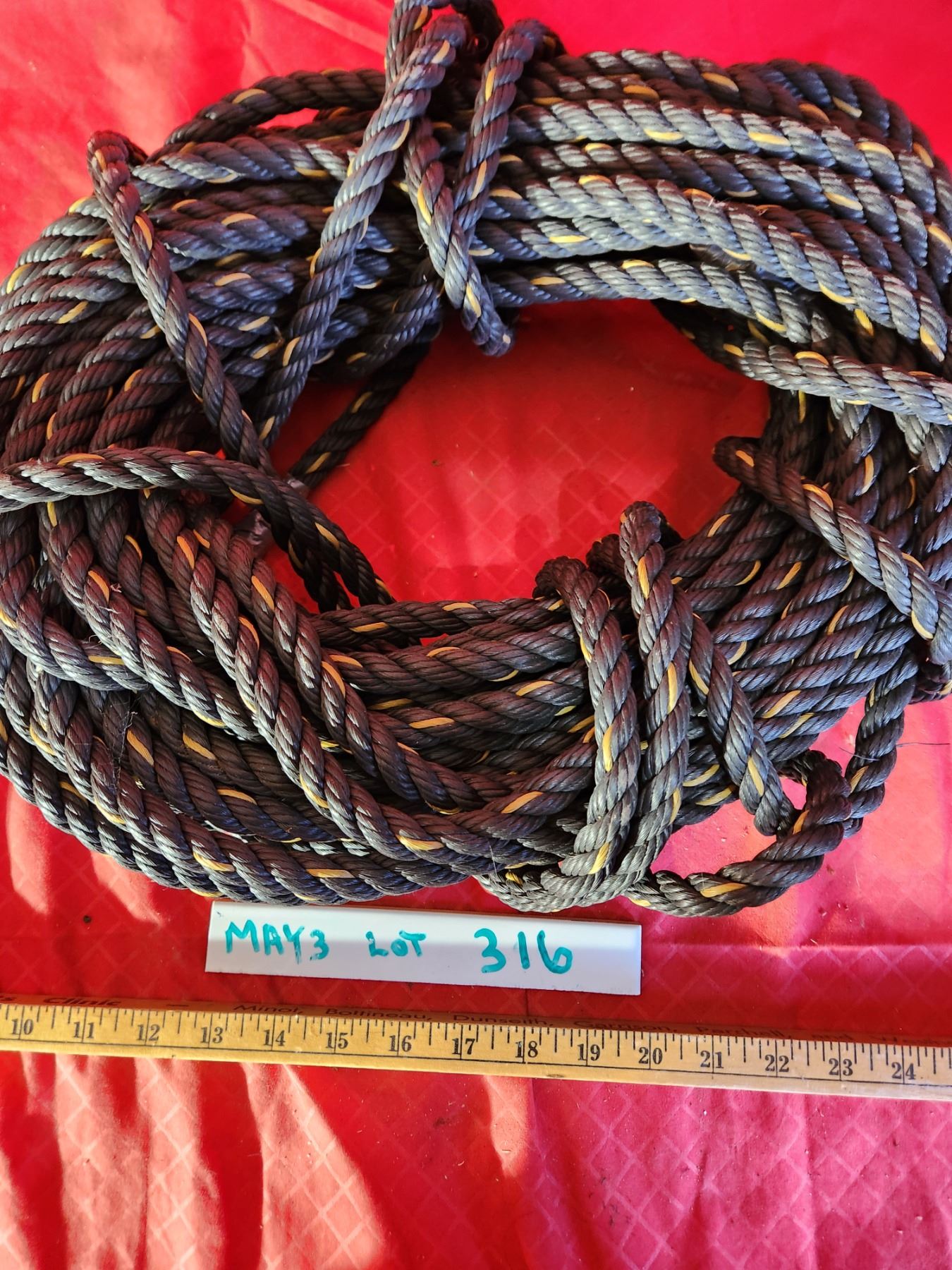 100 feet - 1/2 inch nylon rope