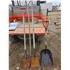 Image 1 : 3 Shovels/Broom Handle.