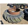 Image 2 : 2- 20.8x38 (duals) Tractor Tires - Off A 2-150 White