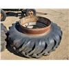 Image 3 : 2- 20.8x38 (duals) Tractor Tires - Off A 2-150 White