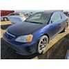 Image 1 : 2002 Honda Civic SI Coupe VIN# 1HGEM21992L800396 -VIN Status: Unsafe-Repair. AS IS.
