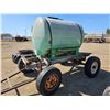 Image 4 : 500Gal Water Tank On A Steel Frame w/ Hitch - Tires Hold Air. Not Potable.