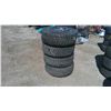 Image 4 : 4 winter tires and rims, Blacklion 245/60 R18 rims are Mazzi Rims