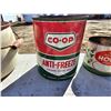 Image 4 : Vintage Enamel Pot/CO-OP Anti-Freeze Can/Pure Canadian Honey Can