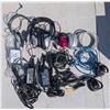 Image 1 : Old mice, lan adapters, power cords, headphones, and cords for PCs
