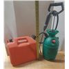 Image 4 : (2) Fuel Cans, Garden Sprayer and Plant Water Jug.