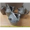 Image 2 : (3) Vintage Galvanized Metal Water Cans.