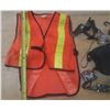 Image 8 : Safety Vest, Knee Pads, Safety Glasses, Mesuring Tape and Tools Etc.