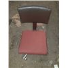 Image 1 : Red Office Chair with wheels. (Height 29")