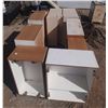 Image 1 : (8) Wooden Cabinets of Different Sizes with Door. (24x16.5, 30x16.5, 17.5x13.5, 17.5x15, 30x12)