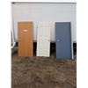 Image 1 : (3 )wooden doors with door knobs (83"x36) (80"x32") (84"x36")