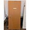 Image 2 : (3 )wooden doors with door knobs (83"x36) (80"x32") (84"x36")