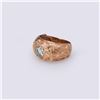 Image 2 : 14K Rose Gold & Moissanite Ring