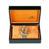 Image 9 : Rolex Mens Two Tone Gold And Steel Champagne Index Datejust Wristwatch 36MM