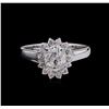 Image 2 : 1.31 ctw Diamond Ring - 14KT White Gold
