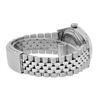 Image 5 : Rolex Mens Stainless Steel Black Roman Diamond Lugs And Sapphire Datejust Wristw