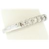 Image 4 : NEW Classic 14k White Gold 0.35 ctw Round Diamond Shared Prong Wedding Band Ring